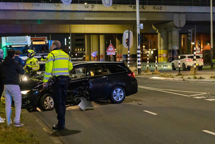 Veel schade bij ongeval op kruising