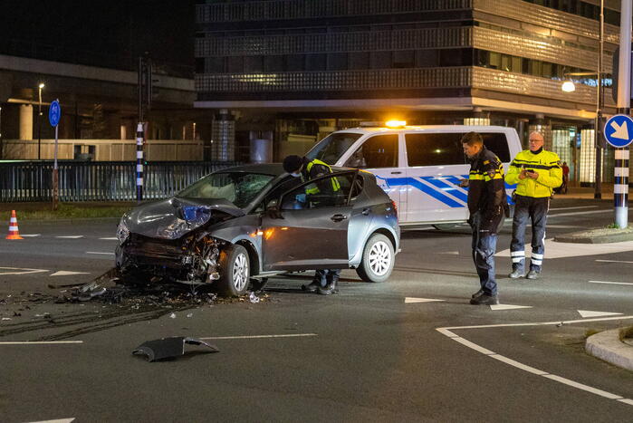 Veel schade bij ongeval op kruising