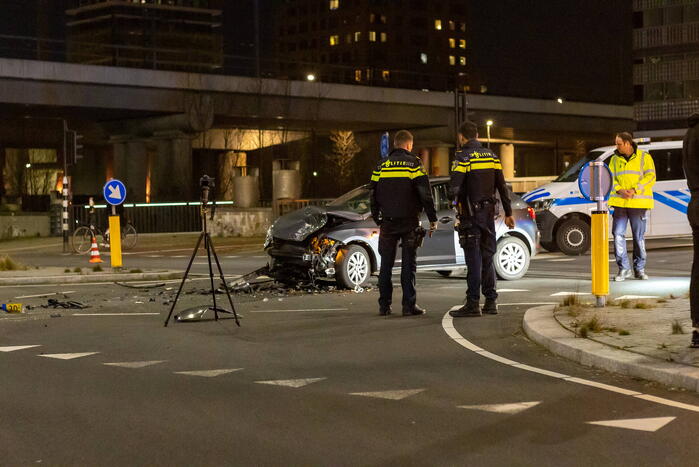 Veel schade bij ongeval op kruising