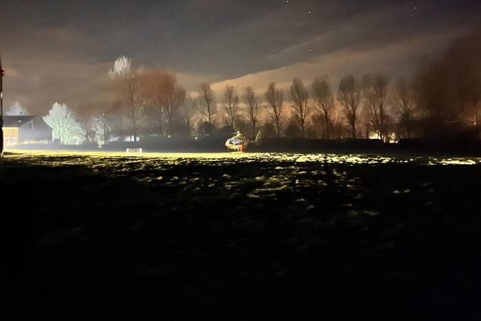 Traumahelikopter voor ernstig incident op vakantiepark