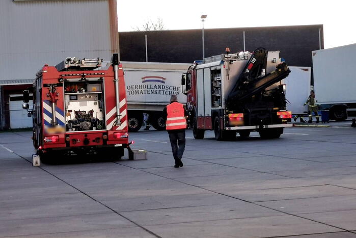 Oplegger schiet los van trekker