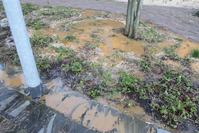 Flinke waterlekkage bij Moeselkapel