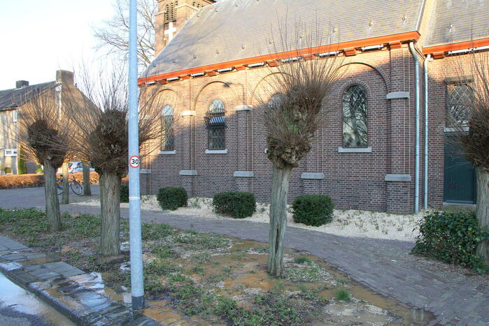Flinke waterlekkage bij Moeselkapel