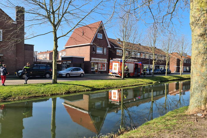 Auto zwaar beschadigd vanwege brand