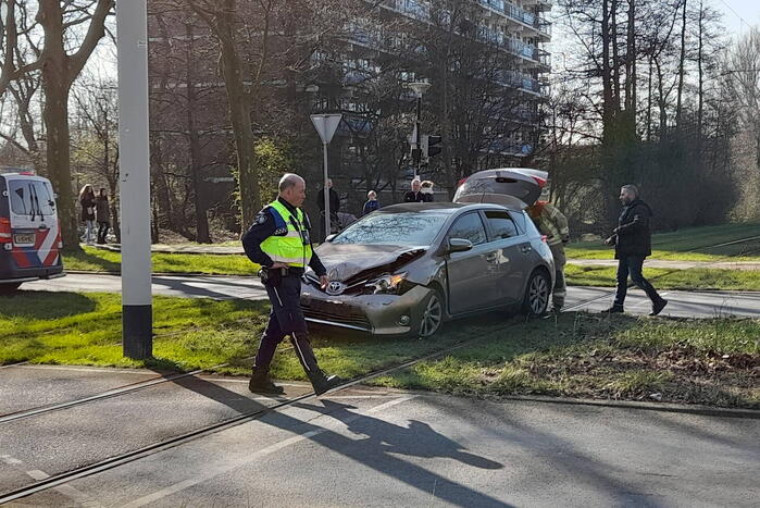 Ongeval tussen personenauto en tram
