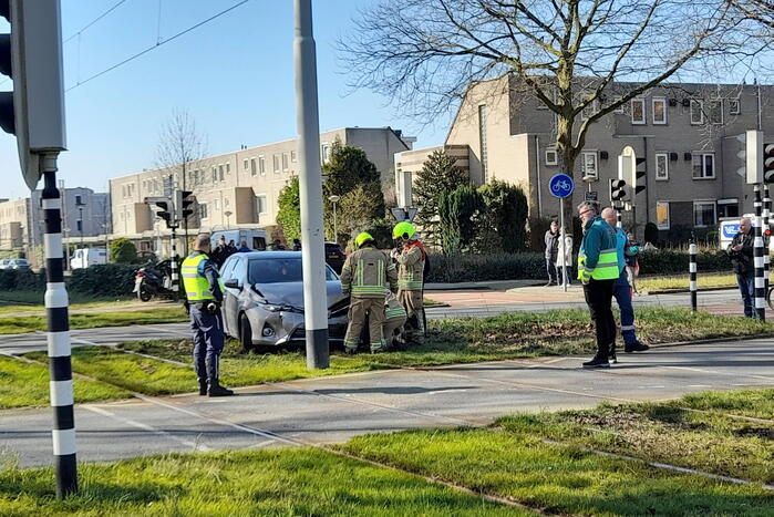 Ongeval tussen personenauto en tram