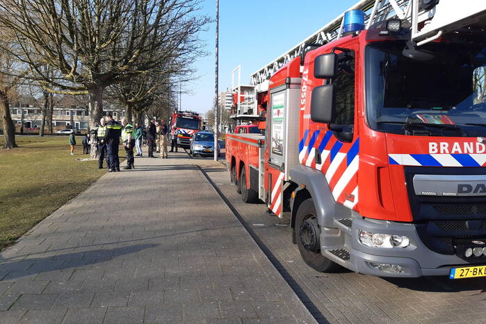 Fiets in het water zorgt voor inzet hulpdiensten