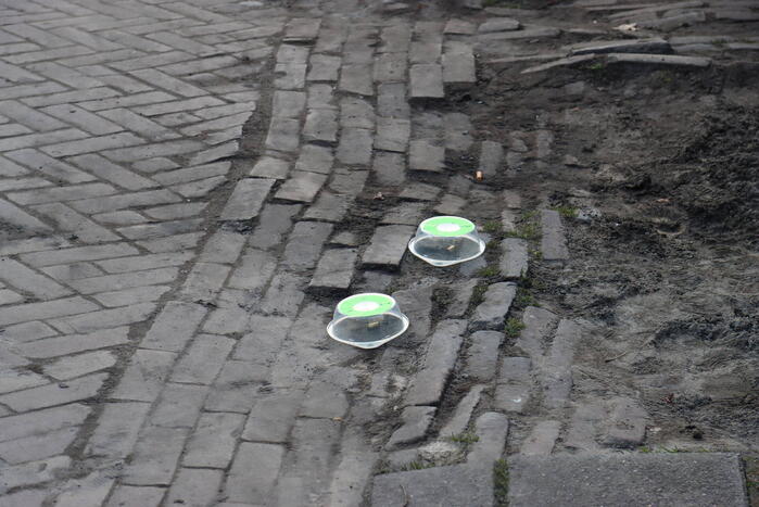 Bestelbus beschoten vanuit rijdende auto