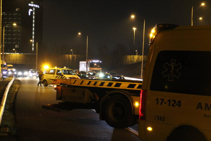 Drie voertuigen betrokken bij ongeval op snelweg