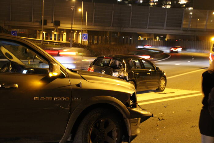 Drie voertuigen betrokken bij ongeval op snelweg