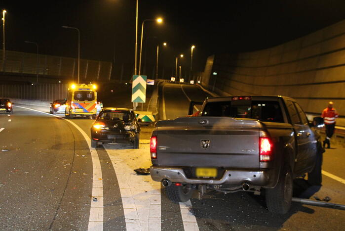 Drie voertuigen betrokken bij ongeval op snelweg