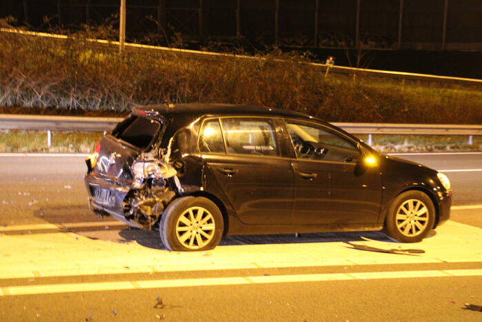 Drie voertuigen betrokken bij ongeval op snelweg