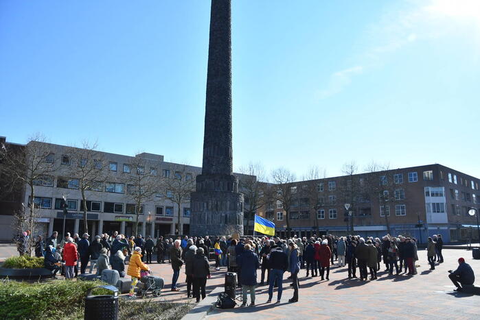 Manifestatie voor Oekraïne
