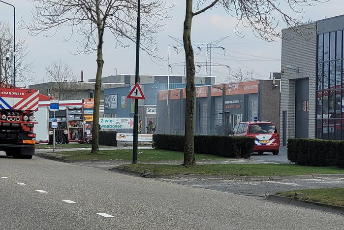 Grote brand bij bedrijf