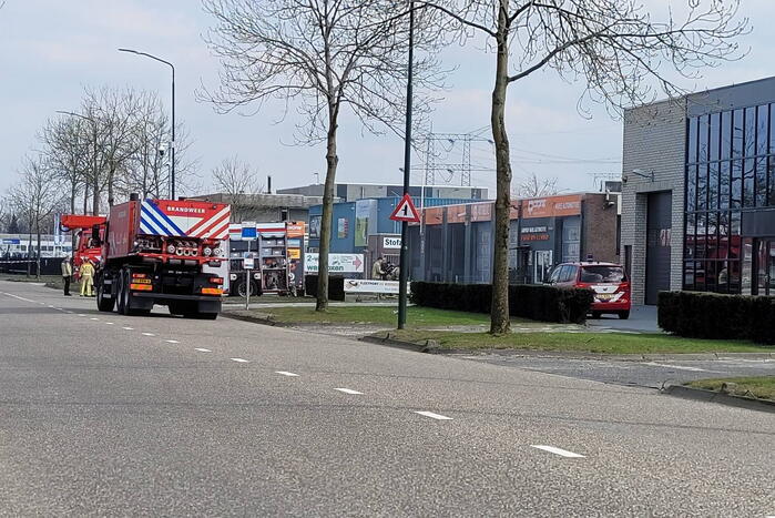 Grote brand bij bedrijf