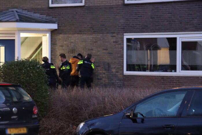 Mensen staande gehouden bij grote politieactie