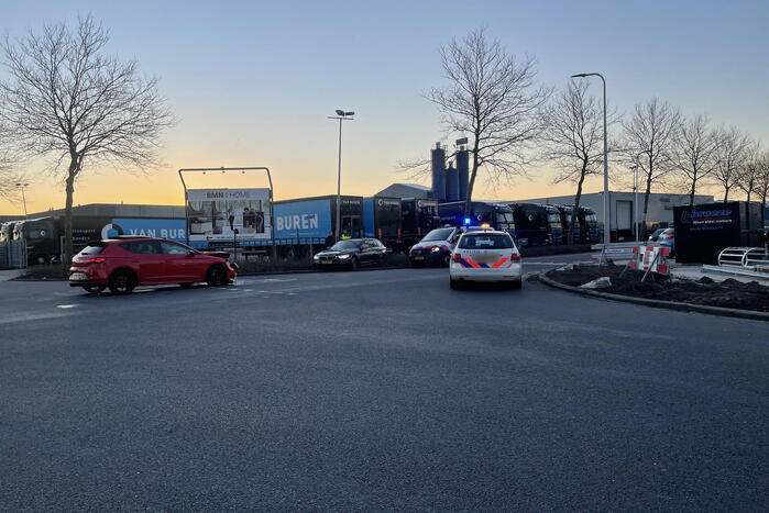 Schade na botsing op kruising