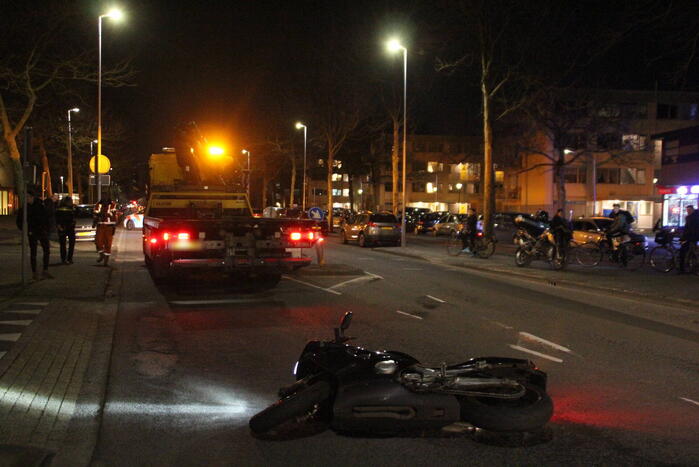 Motorrijder gewond na ongeval