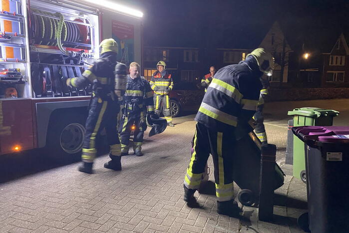 Smeulbrand in container