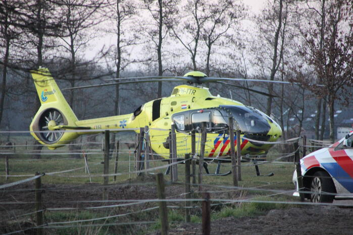 Persoon ernstig gewond na trap van paard