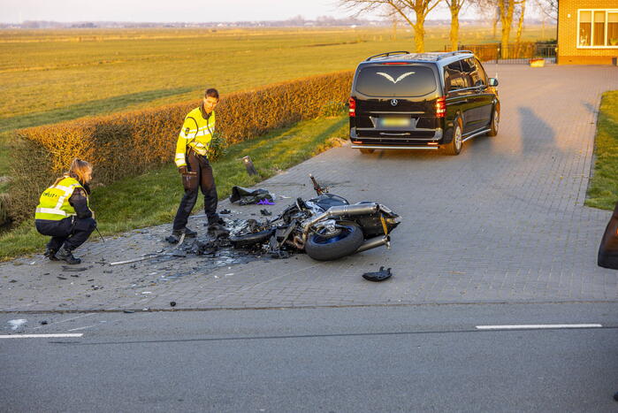 Motorrijder overleden na ernstig ongeval