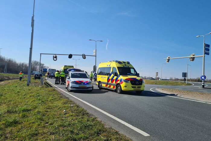 Auto total-loss na botsing op stoplicht