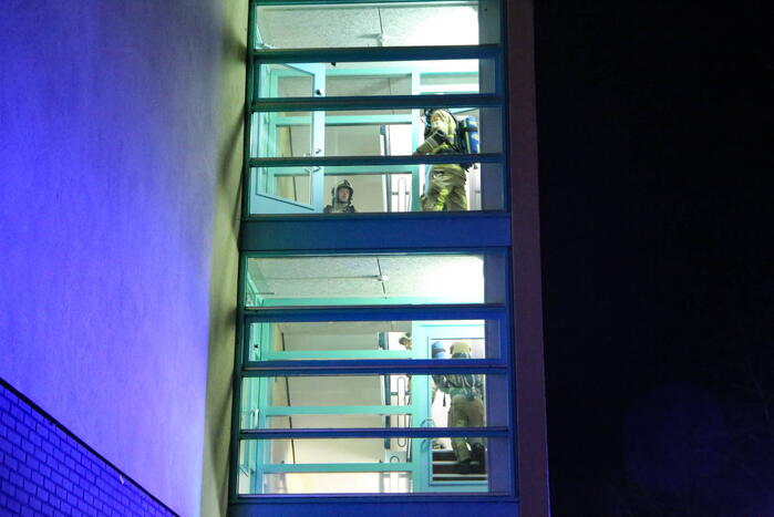 Grote brandweerinzet door brandmelding