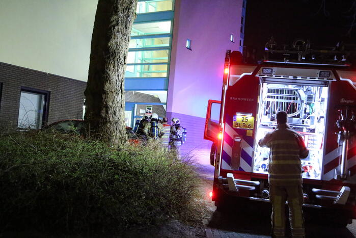 Grote brandweerinzet door brandmelding