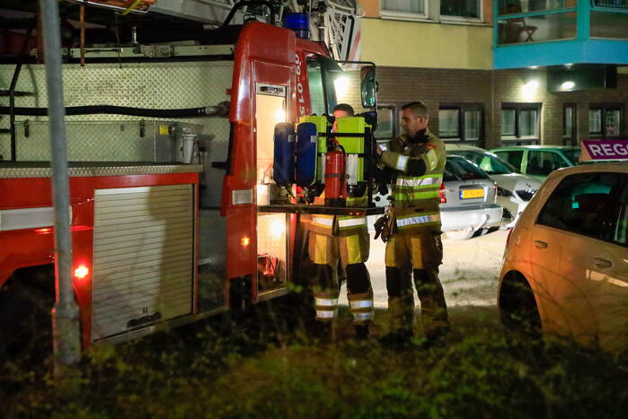 Grote brandweerinzet door brandmelding