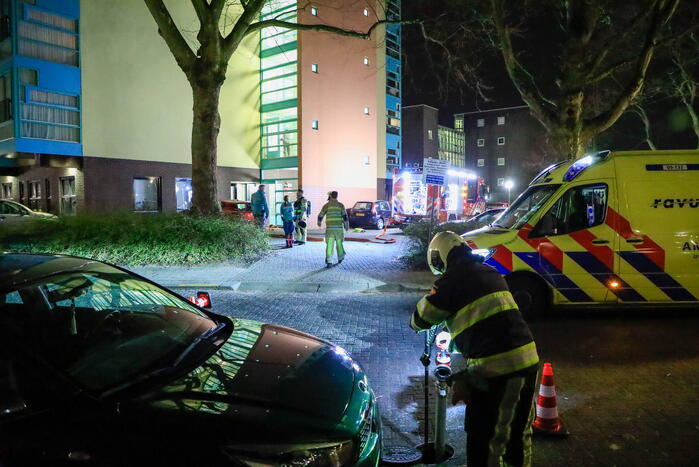 Grote brandweerinzet door brandmelding