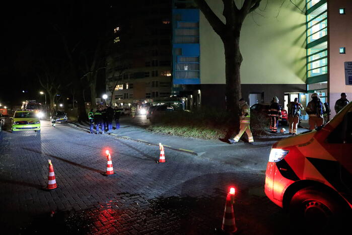 Grote brandweerinzet door brandmelding