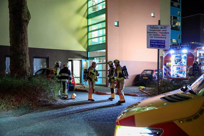 Grote brandweerinzet door brandmelding