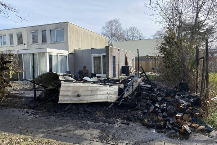 Voor de zoveelste keer brand in schuur