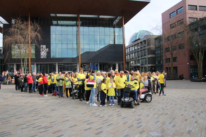 Vredesdemonstratie voor oorlog in Oekraïne