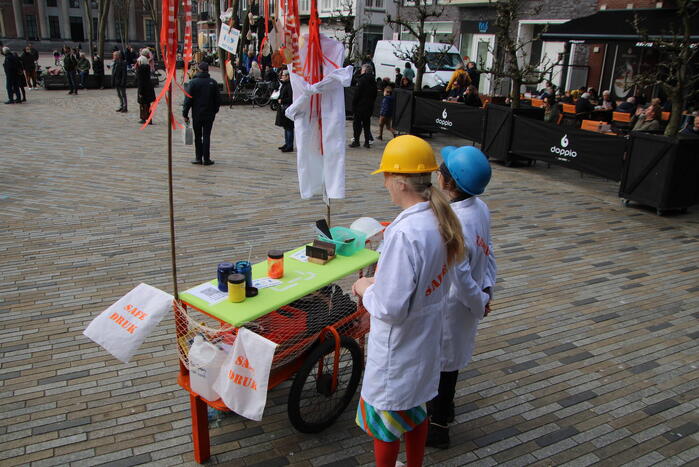 Vredesdemonstratie voor oorlog in Oekraïne