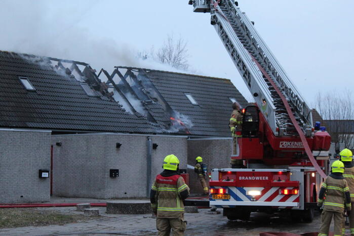 Meerdere woningen onbewoonbaar vanwege brand