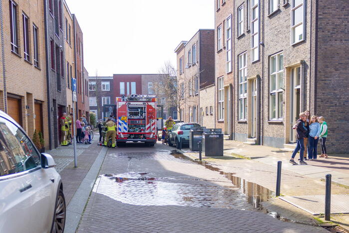 Veel bekijks bij brand in ondergrondse container in Vathorst