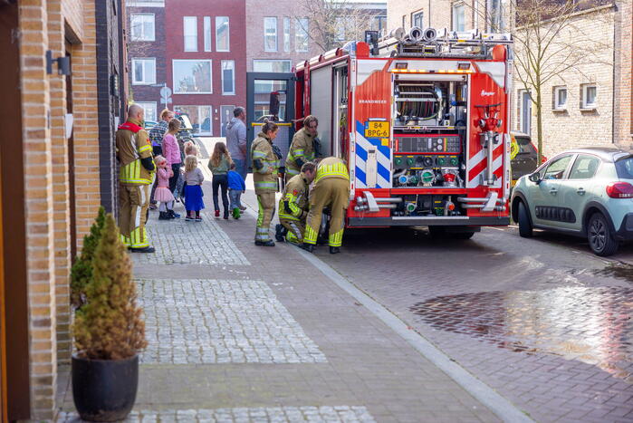 Veel bekijks bij brand in ondergrondse container in Vathorst