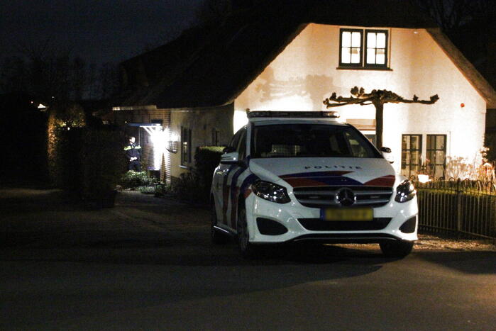 Politie doet onderzoek naar inbraak