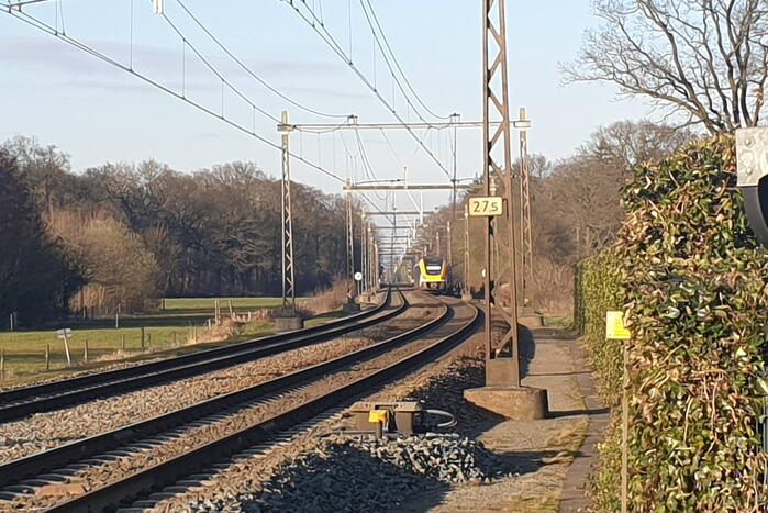Geen treinverkeer door aanrijding met persoon