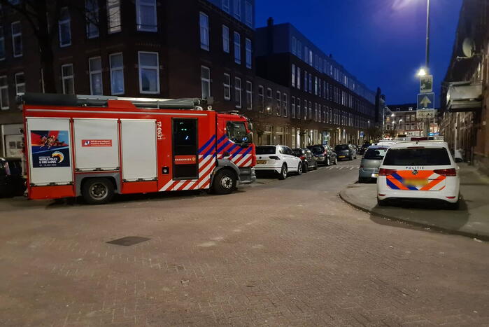 Straat afgezet voor onderzoek naar gevaarlijke stoffen