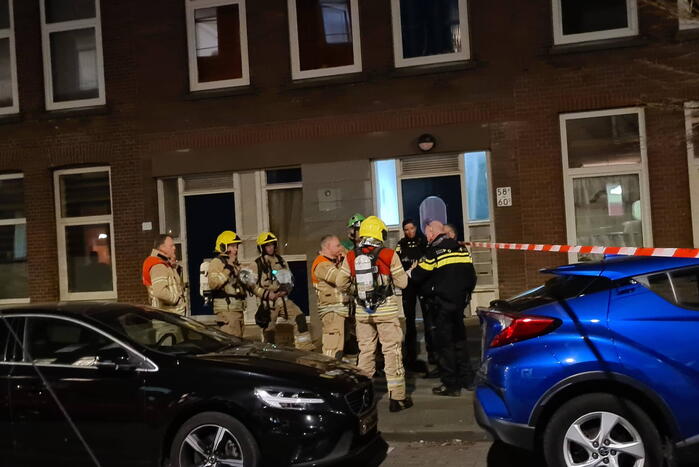 Straat afgezet voor onderzoek naar gevaarlijke stoffen