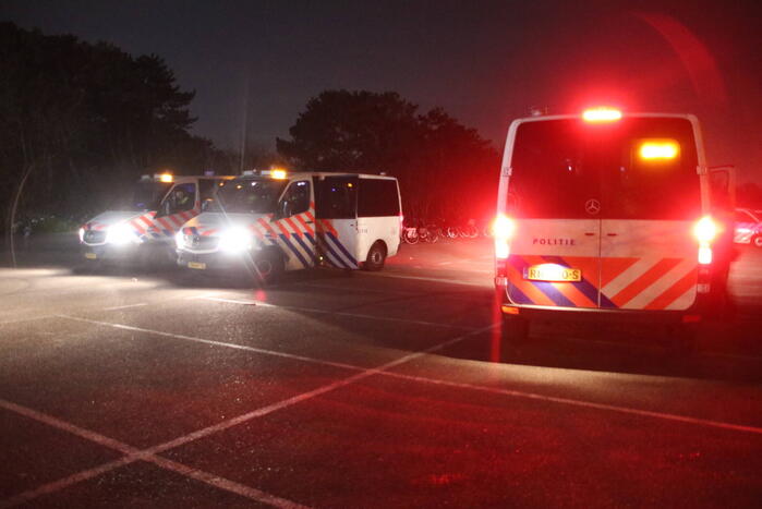 Grote politie-inzet bij onrustige voetbalwedstrijd