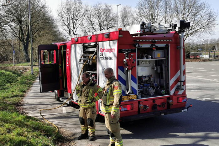 Brand in bosschage snel geblust