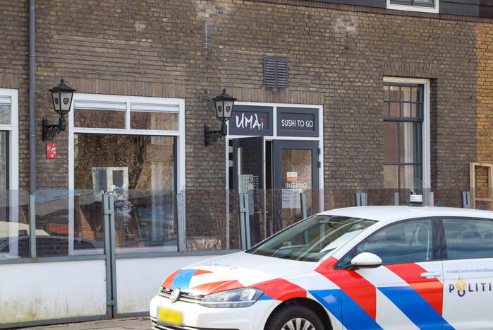 Onderzoek naar overval op Umai Sushi To Go