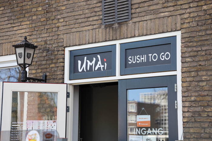 Onderzoek naar overval op Umai Sushi To Go