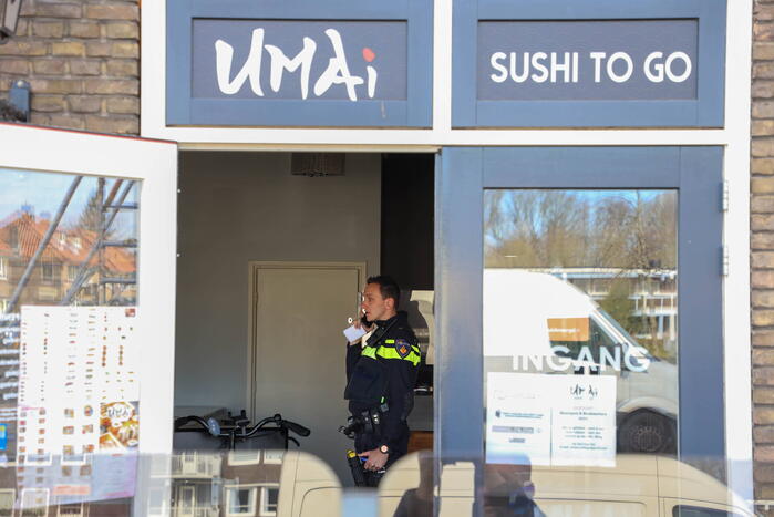 Onderzoek naar overval op Umai Sushi To Go