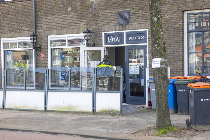Onderzoek naar overval op Umai Sushi To Go