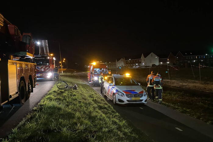 Zoekactie na aantreffen fiets naast sloot