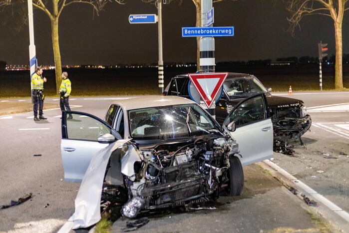 Ernstig ongeval op kruising